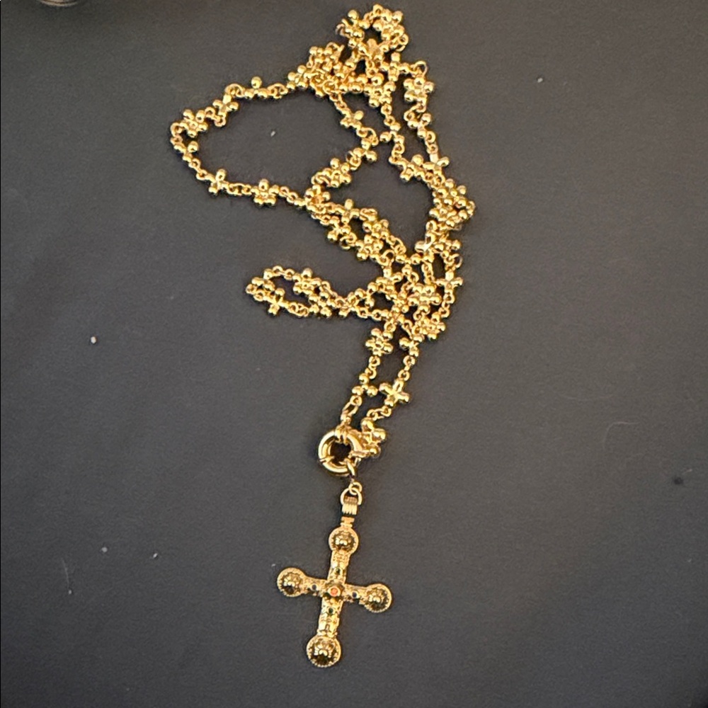 Elegant Gold Cross Necklace